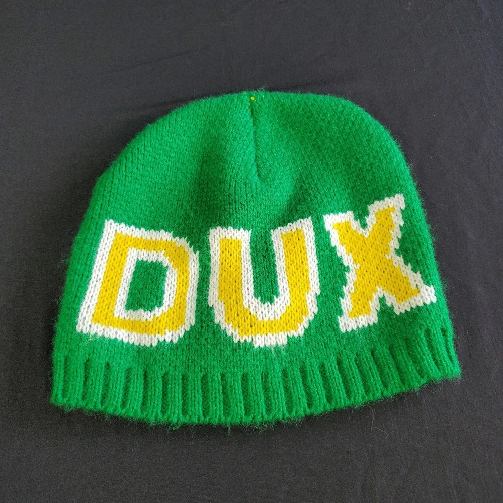 Logofit DUX Oregon Ducks U Of O Knit Beanie Hat Spirit Cap Adult OSFM - USA Made